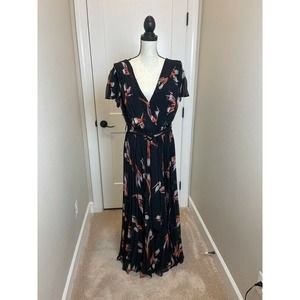 Fame And Partners Jumpsuit Belted 14 New